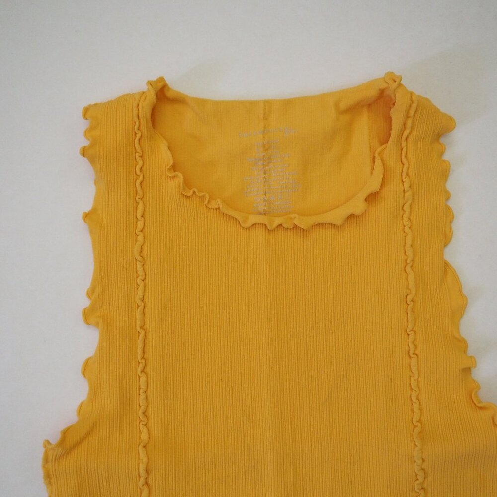 Free People Yellow Ribbed Halter Tank - Picture 5 of 6